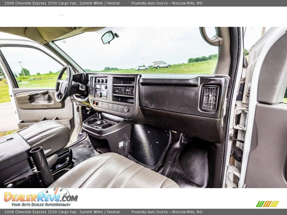 2008 Chevrolet Express 1500 Cargo Van Summit White / Neutral Photo #23