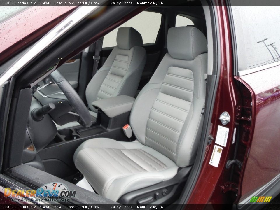 2019 Honda CR-V EX AWD Basque Red Pearl II / Gray Photo #13