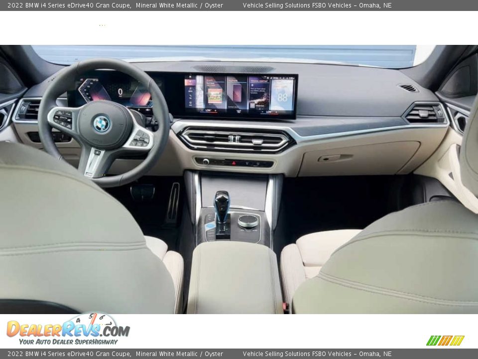 Dashboard of 2022 BMW i4 Series eDrive40 Gran Coupe Photo #9