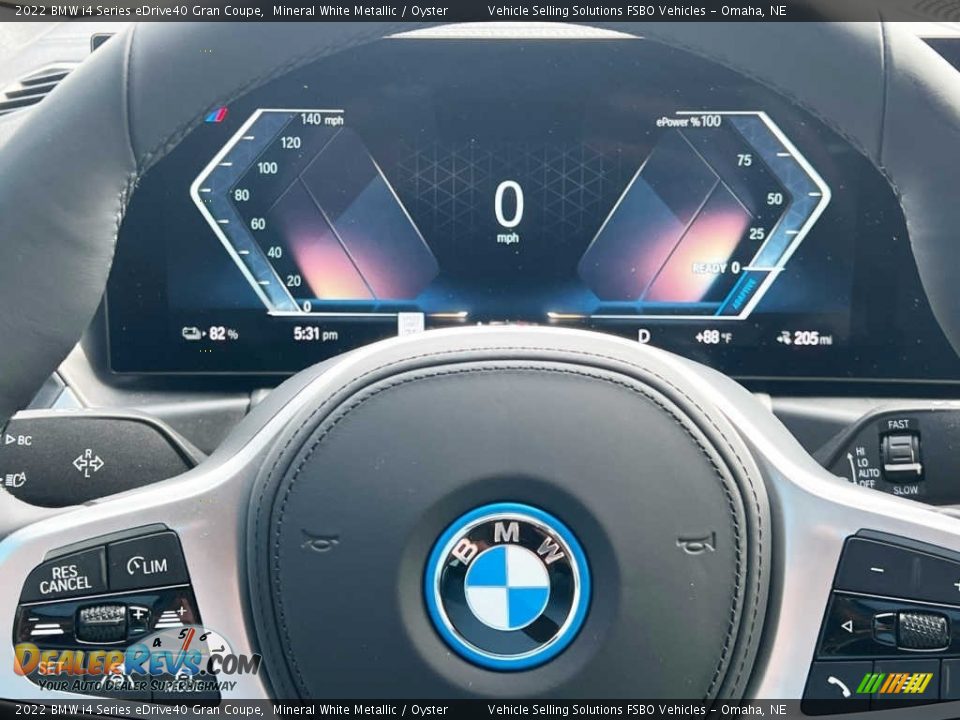 2022 BMW i4 Series eDrive40 Gran Coupe Steering Wheel Photo #10