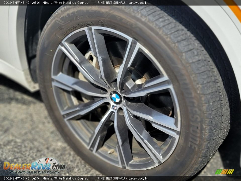 2019 BMW X5 xDrive50i Mineral White Metallic / Cognac Photo #4