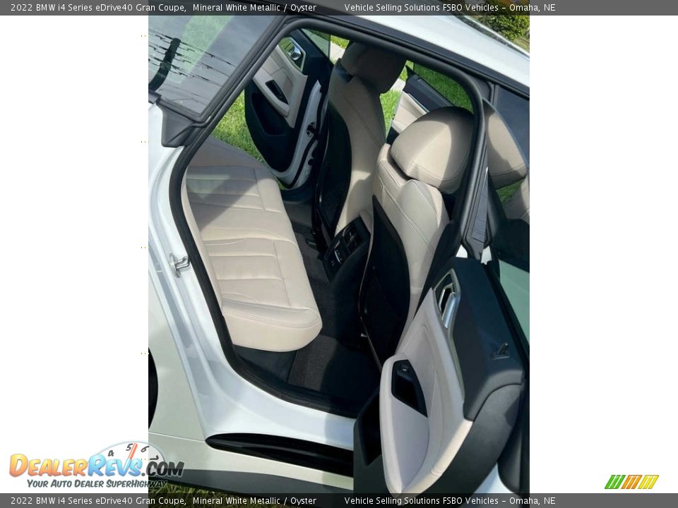 Rear Seat of 2022 BMW i4 Series eDrive40 Gran Coupe Photo #19