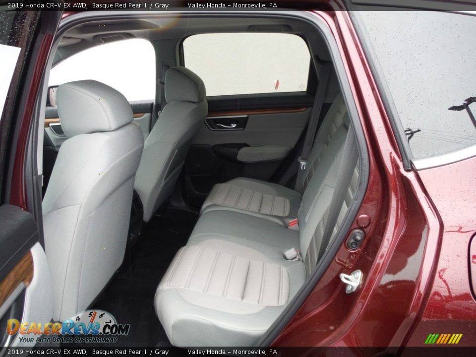 2019 Honda CR-V EX AWD Basque Red Pearl II / Gray Photo #24