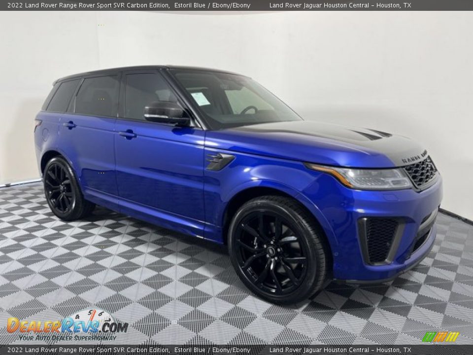 Estoril Blue 2022 Land Rover Range Rover Sport SVR Carbon Edition Photo #12