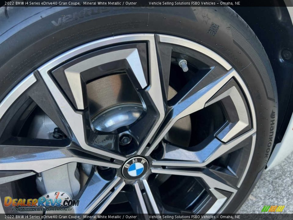 2022 BMW i4 Series eDrive40 Gran Coupe Mineral White Metallic / Oyster Photo #29