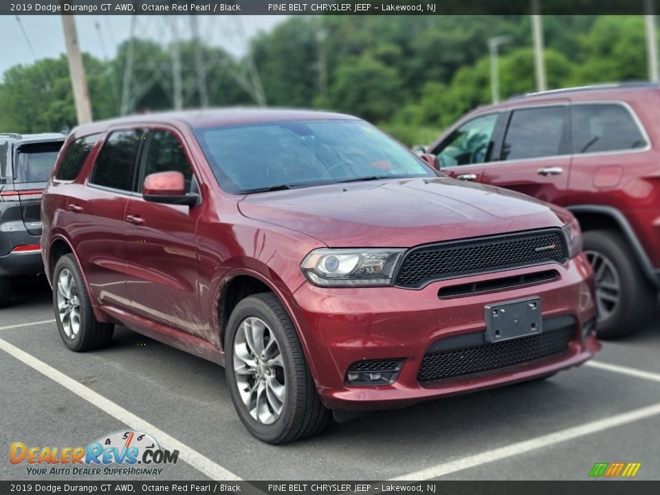 2019 Dodge Durango GT AWD Octane Red Pearl / Black Photo #3