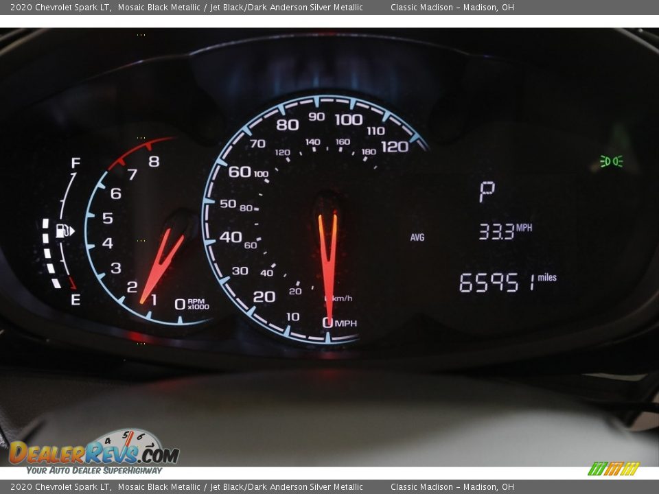 2020 Chevrolet Spark LT Mosaic Black Metallic / Jet Black/Dark Anderson Silver Metallic Photo #8