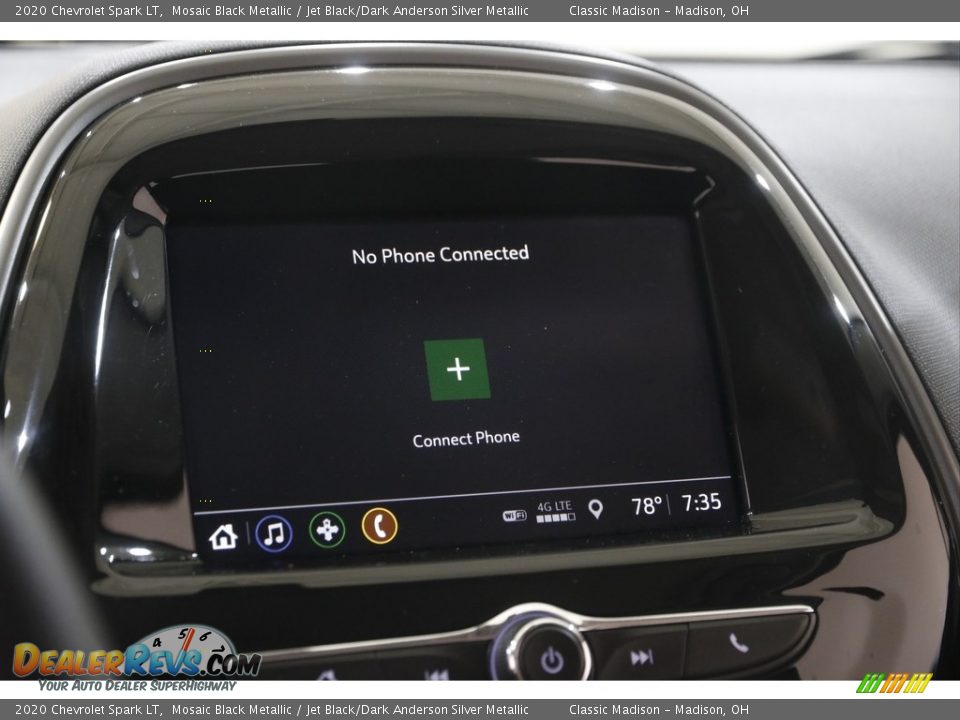 2020 Chevrolet Spark LT Mosaic Black Metallic / Jet Black/Dark Anderson Silver Metallic Photo #11