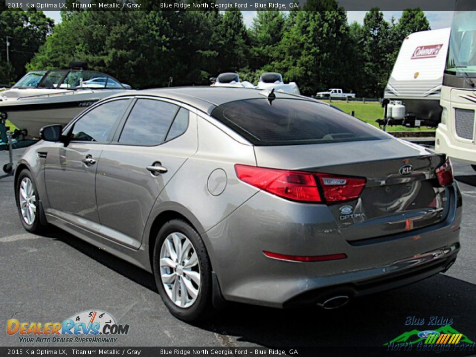 2015 Kia Optima LX Titanium Metallic / Gray Photo #3