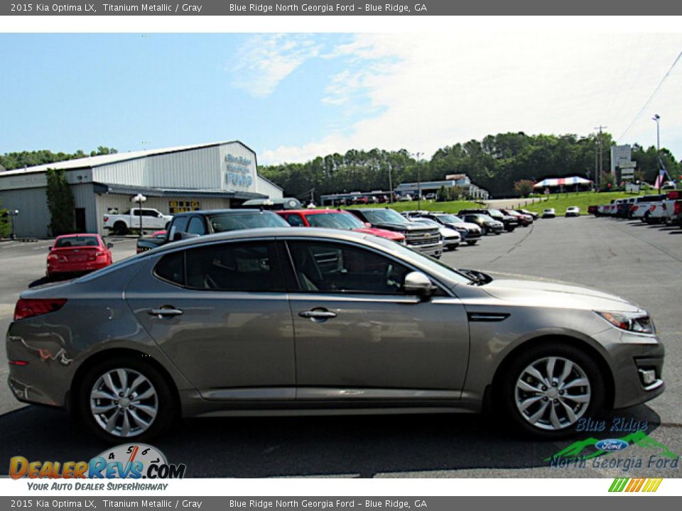 2015 Kia Optima LX Titanium Metallic / Gray Photo #6