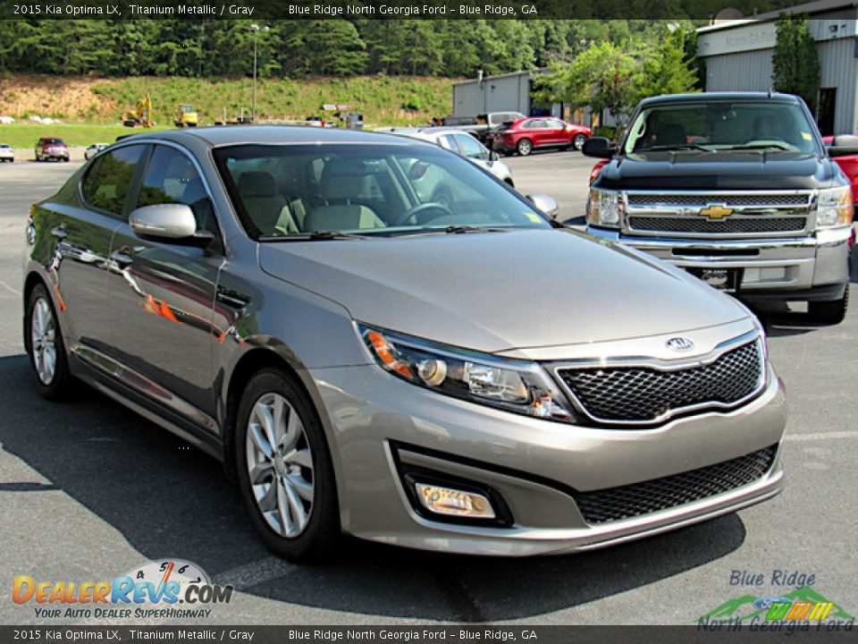 2015 Kia Optima LX Titanium Metallic / Gray Photo #7