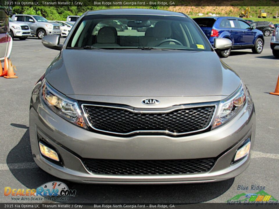 2015 Kia Optima LX Titanium Metallic / Gray Photo #8