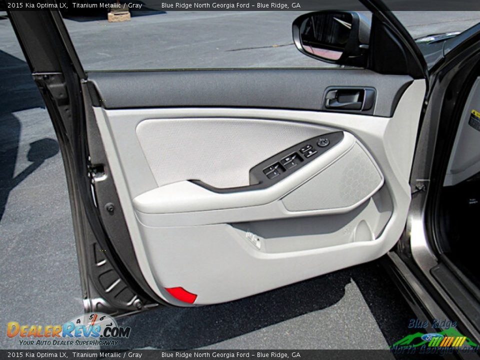 2015 Kia Optima LX Titanium Metallic / Gray Photo #10