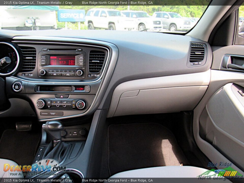 2015 Kia Optima LX Titanium Metallic / Gray Photo #16