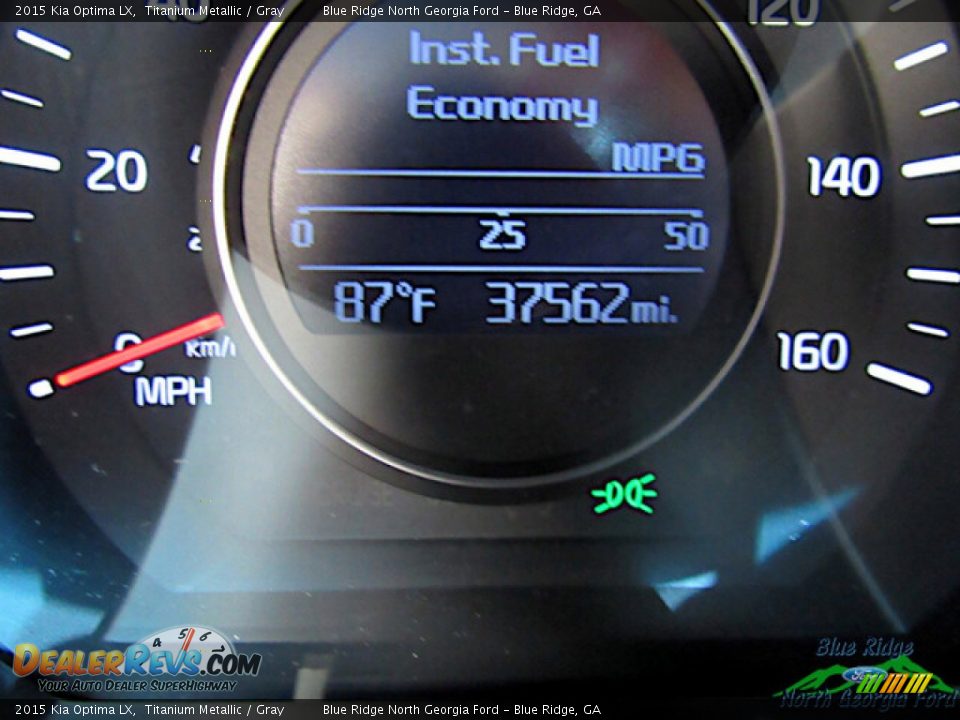 2015 Kia Optima LX Titanium Metallic / Gray Photo #19