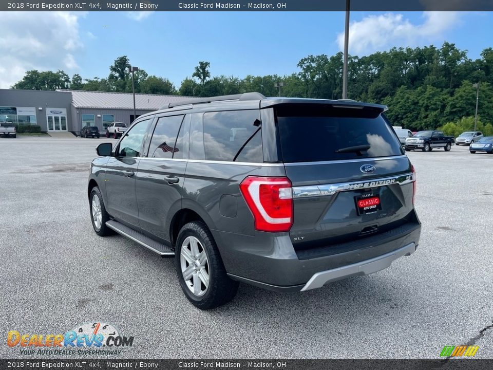 2018 Ford Expedition XLT 4x4 Magnetic / Ebony Photo #7