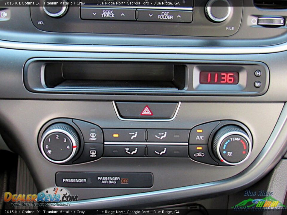 2015 Kia Optima LX Titanium Metallic / Gray Photo #21