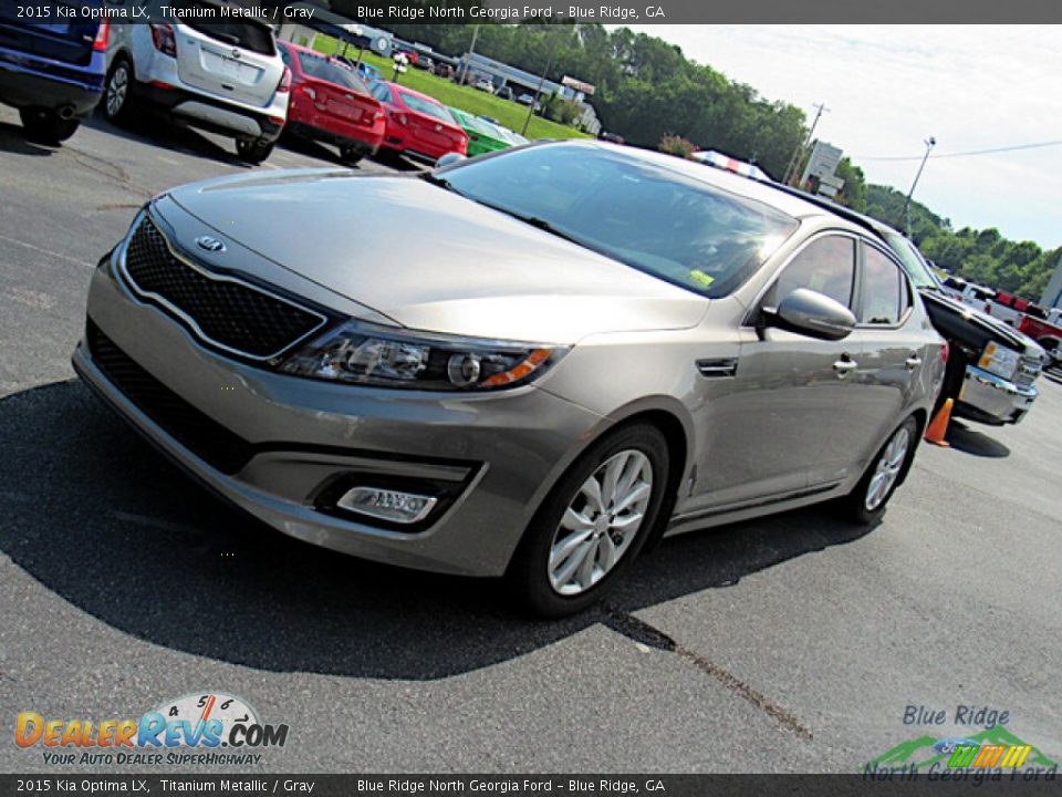 2015 Kia Optima LX Titanium Metallic / Gray Photo #24