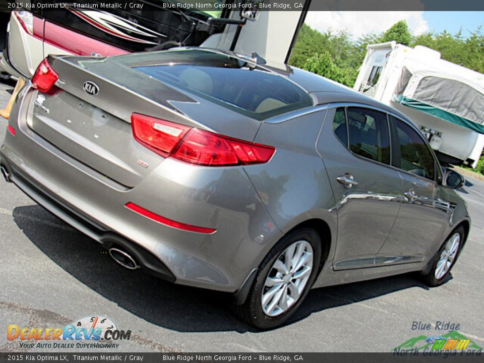 2015 Kia Optima LX Titanium Metallic / Gray Photo #26