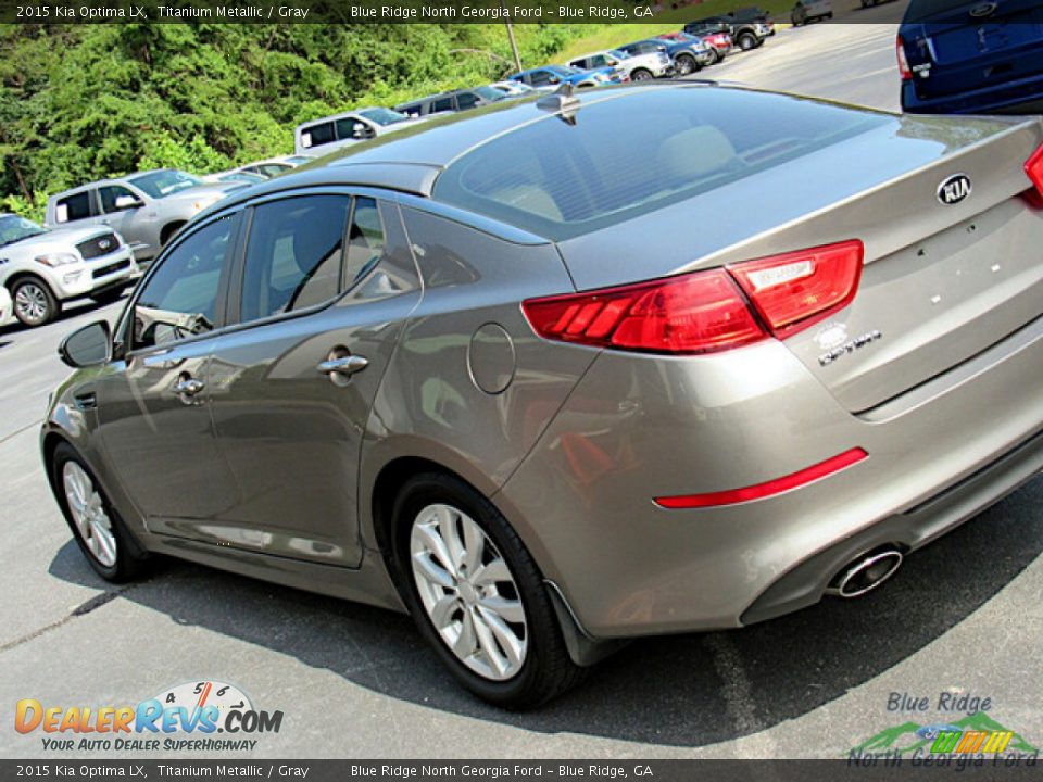 2015 Kia Optima LX Titanium Metallic / Gray Photo #27