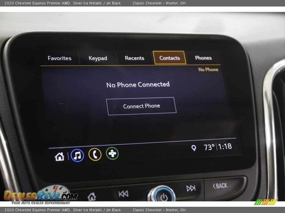 2020 Chevrolet Equinox Premier AWD Silver Ice Metallic / Jet Black Photo #11