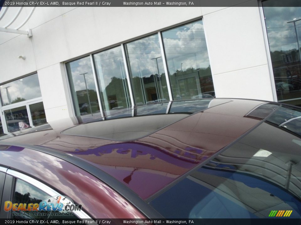 2019 Honda CR-V EX-L AWD Basque Red Pearl II / Gray Photo #3
