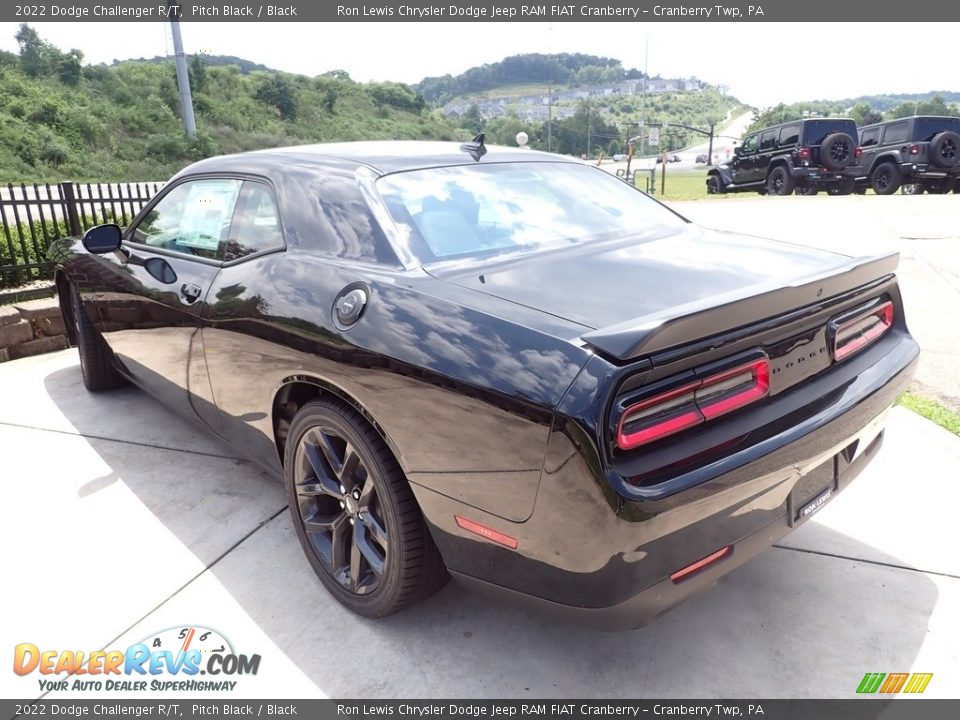 2022 Dodge Challenger R/T Pitch Black / Black Photo #3