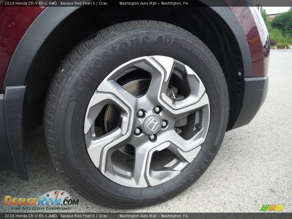 2019 Honda CR-V EX-L AWD Basque Red Pearl II / Gray Photo #4
