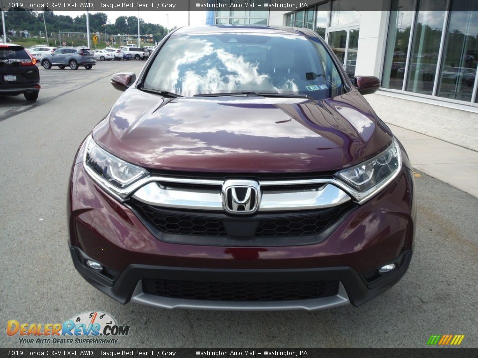 2019 Honda CR-V EX-L AWD Basque Red Pearl II / Gray Photo #5