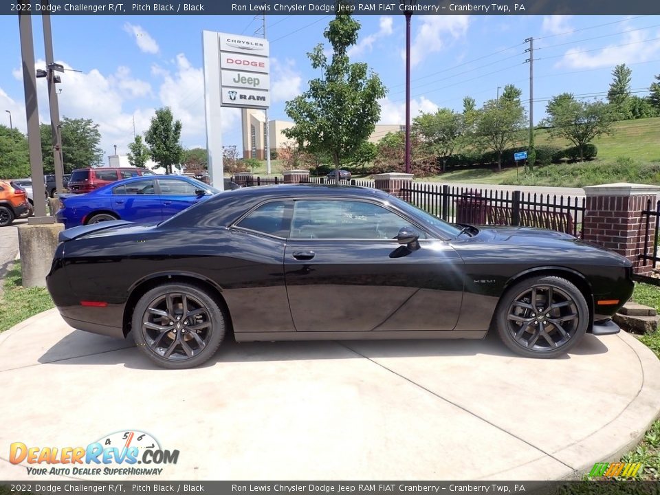 2022 Dodge Challenger R/T Pitch Black / Black Photo #6