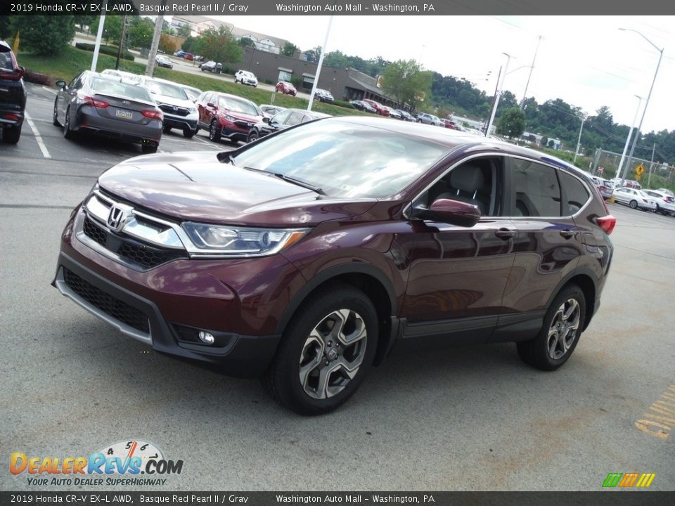 2019 Honda CR-V EX-L AWD Basque Red Pearl II / Gray Photo #6