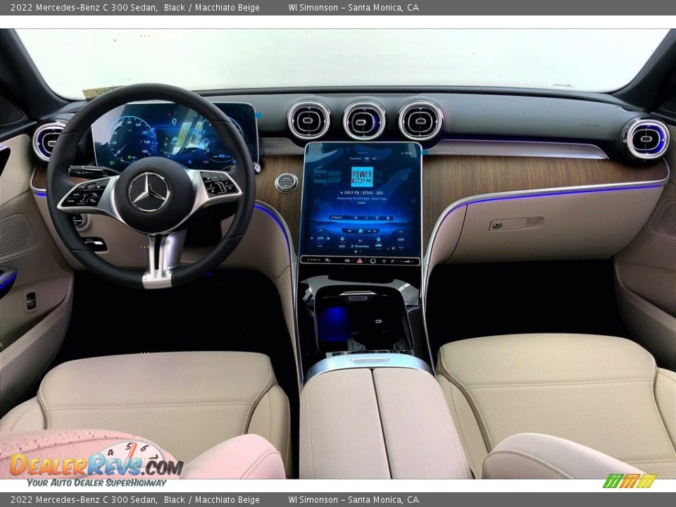 Dashboard of 2022 Mercedes-Benz C 300 Sedan Photo #6