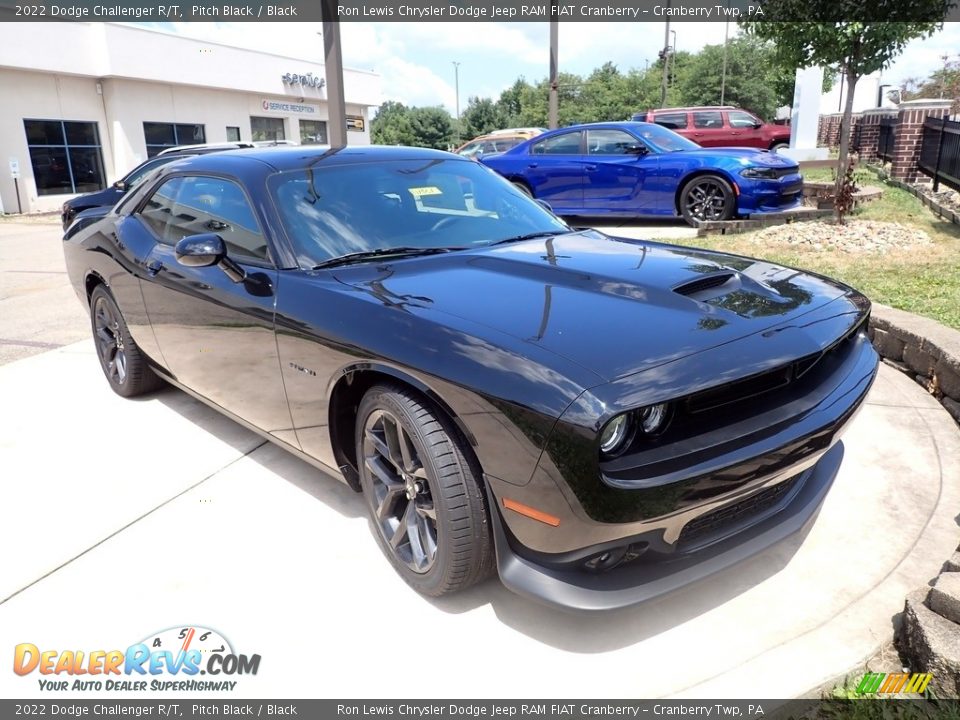 2022 Dodge Challenger R/T Pitch Black / Black Photo #7