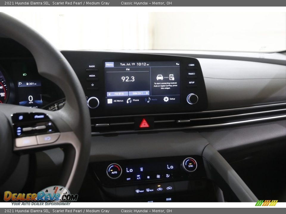 2021 Hyundai Elantra SEL Scarlet Red Pearl / Medium Gray Photo #9