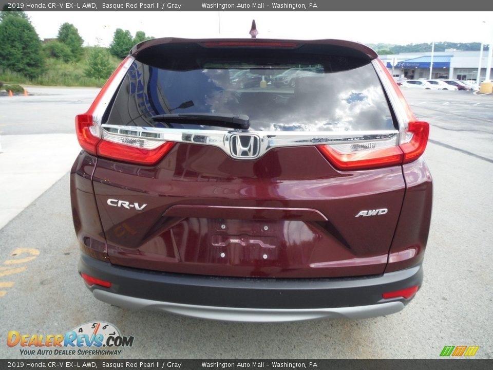 2019 Honda CR-V EX-L AWD Basque Red Pearl II / Gray Photo #9