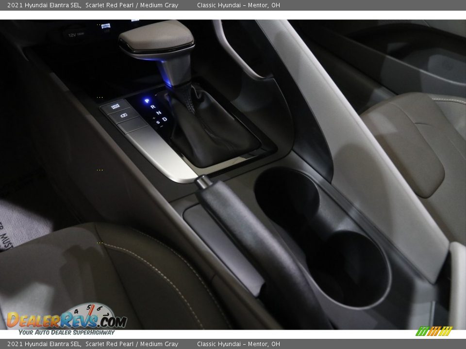 2021 Hyundai Elantra SEL Scarlet Red Pearl / Medium Gray Photo #13