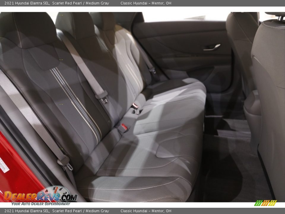 2021 Hyundai Elantra SEL Scarlet Red Pearl / Medium Gray Photo #15
