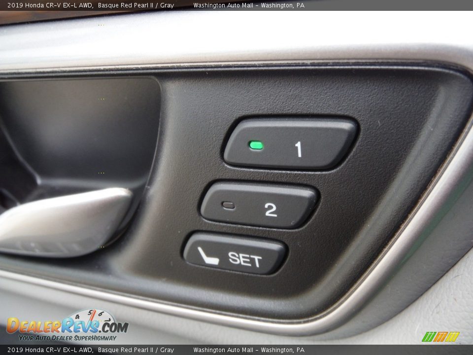 2019 Honda CR-V EX-L AWD Basque Red Pearl II / Gray Photo #18