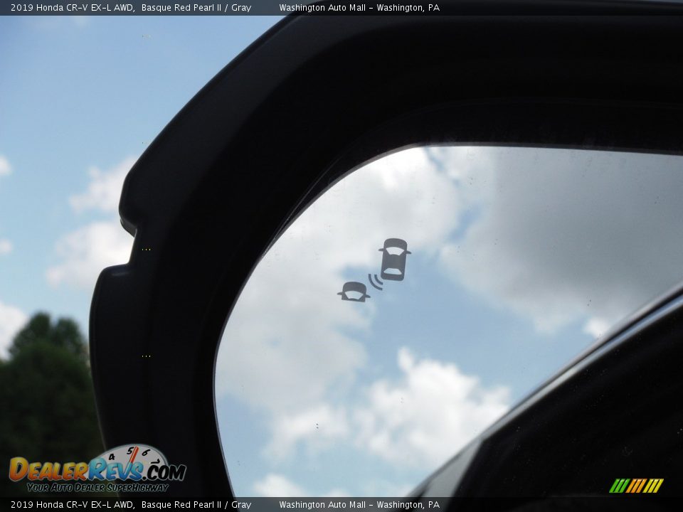 2019 Honda CR-V EX-L AWD Basque Red Pearl II / Gray Photo #20