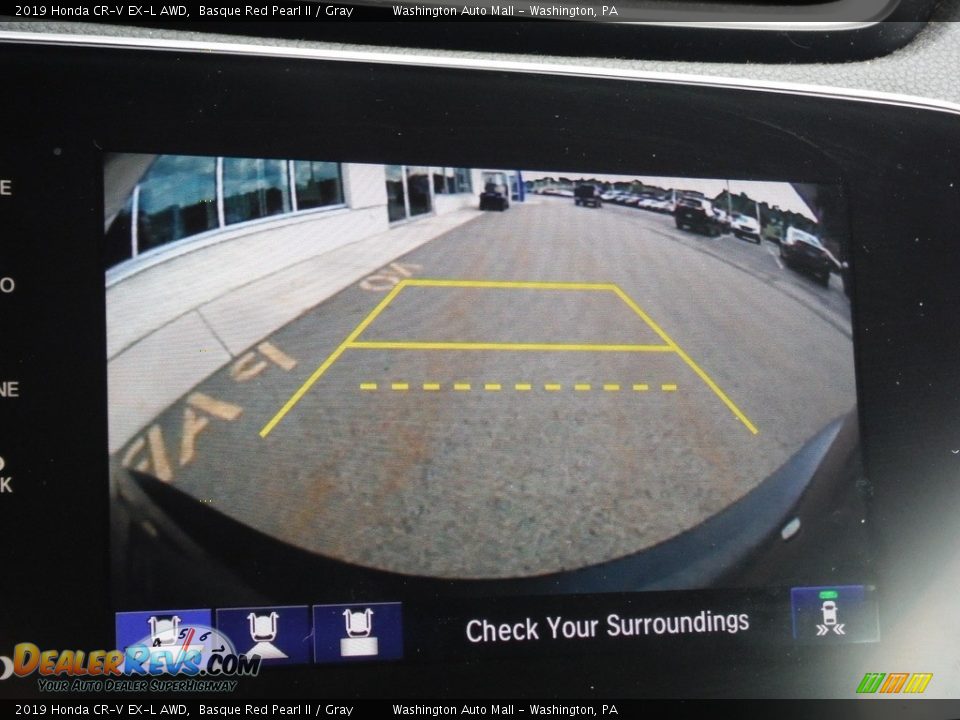2019 Honda CR-V EX-L AWD Basque Red Pearl II / Gray Photo #23