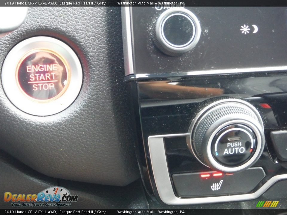 2019 Honda CR-V EX-L AWD Basque Red Pearl II / Gray Photo #24