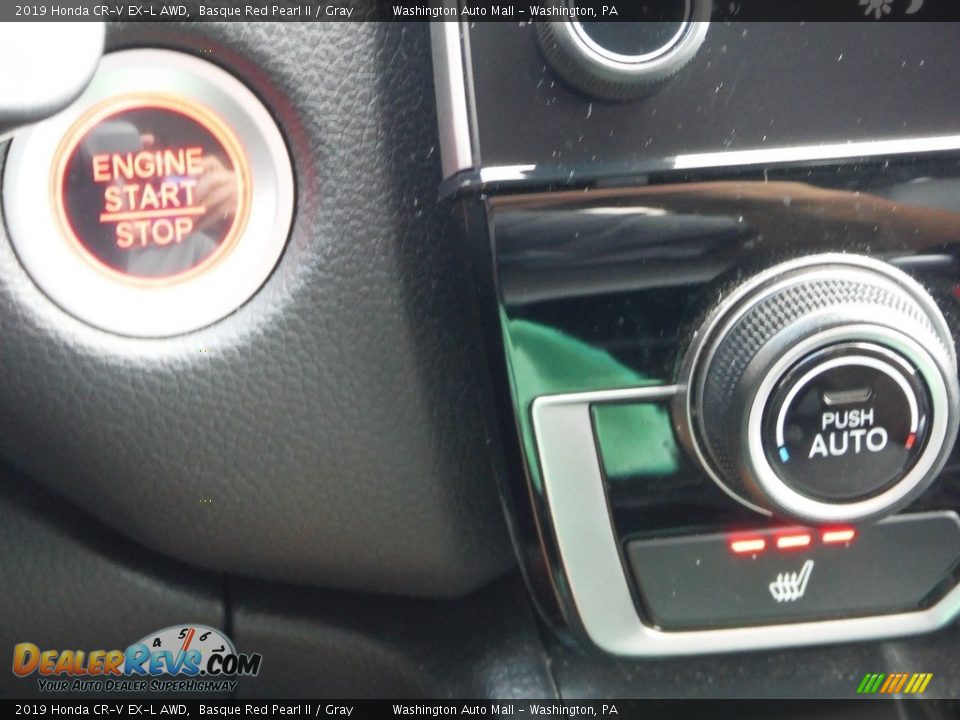 2019 Honda CR-V EX-L AWD Basque Red Pearl II / Gray Photo #25