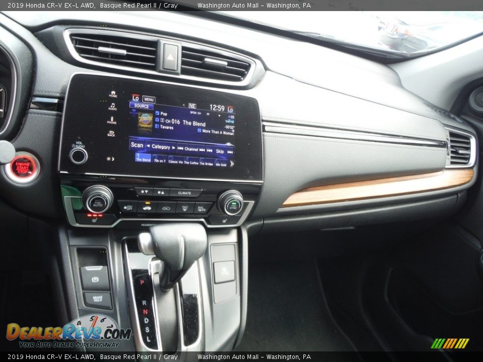 2019 Honda CR-V EX-L AWD Basque Red Pearl II / Gray Photo #26
