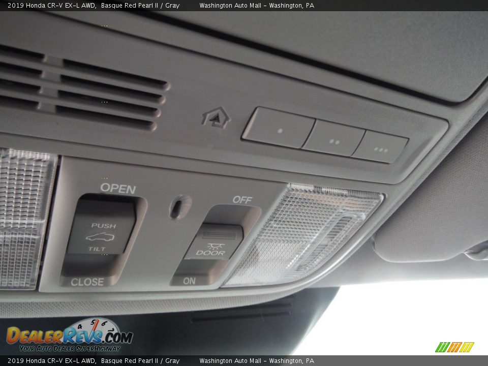 2019 Honda CR-V EX-L AWD Basque Red Pearl II / Gray Photo #27