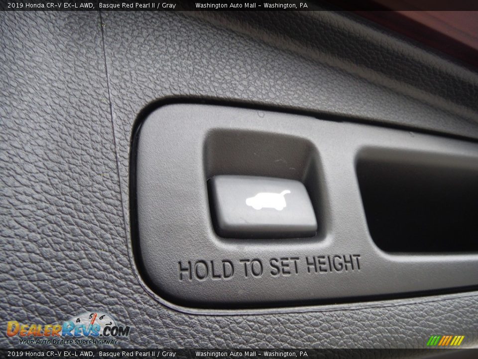 2019 Honda CR-V EX-L AWD Basque Red Pearl II / Gray Photo #34