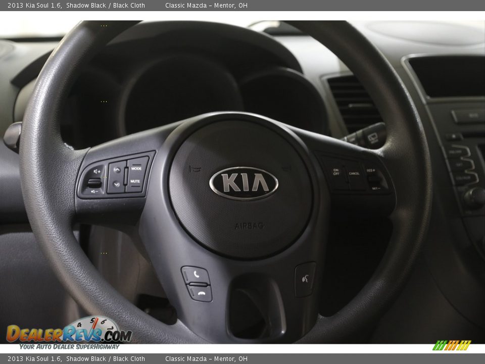 2013 Kia Soul 1.6 Shadow Black / Black Cloth Photo #7