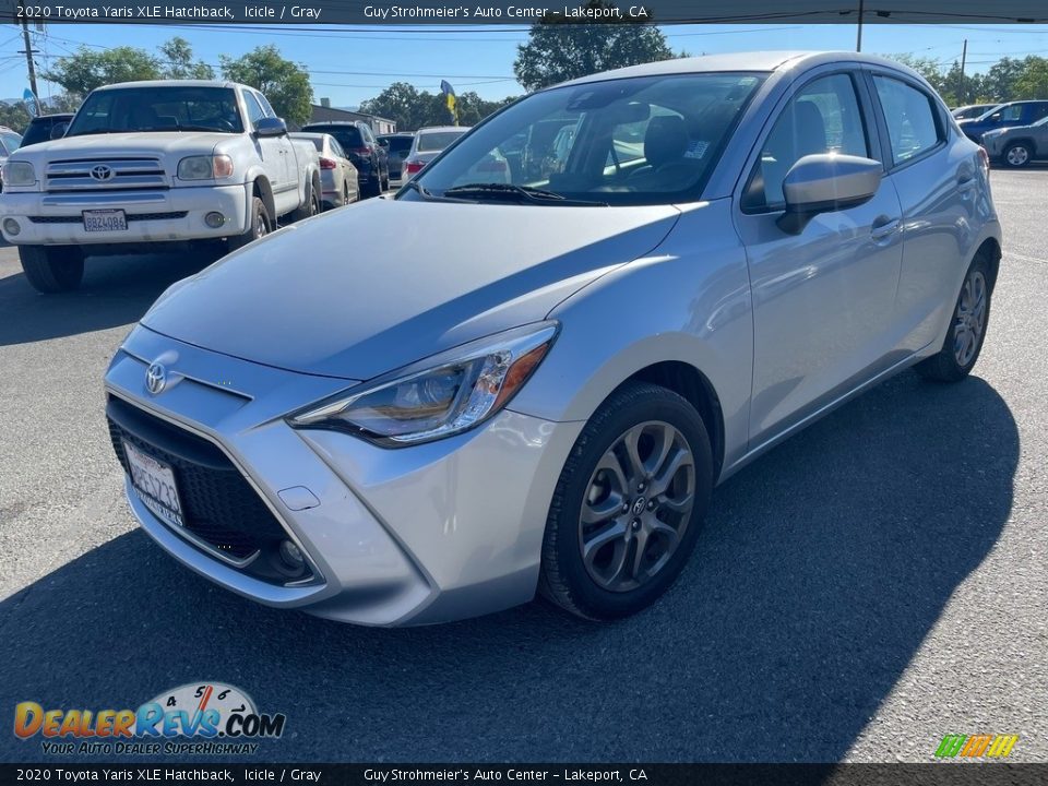 2020 Toyota Yaris XLE Hatchback Icicle / Gray Photo #1