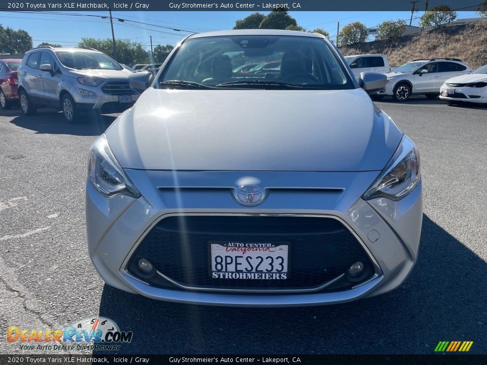 2020 Toyota Yaris XLE Hatchback Icicle / Gray Photo #2