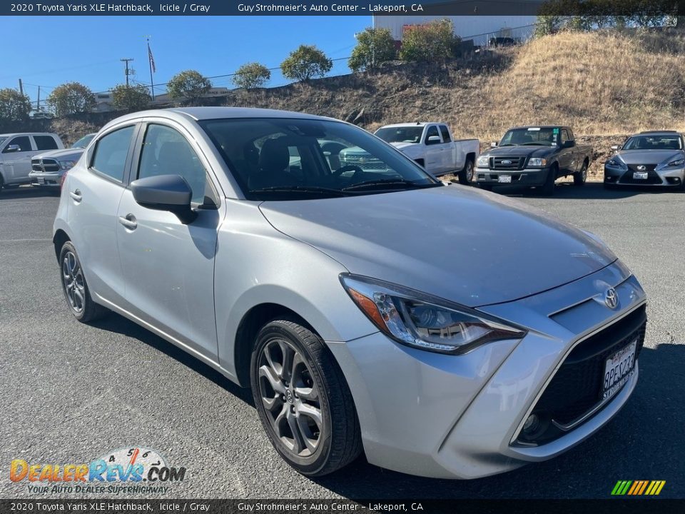 2020 Toyota Yaris XLE Hatchback Icicle / Gray Photo #3