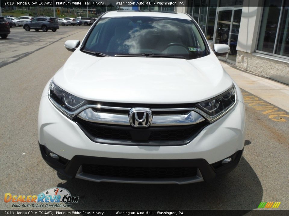 2019 Honda CR-V EX AWD Platinum White Pearl / Ivory Photo #5